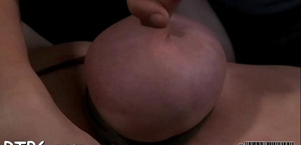  Sweet babe is made to devour anal output during punishment